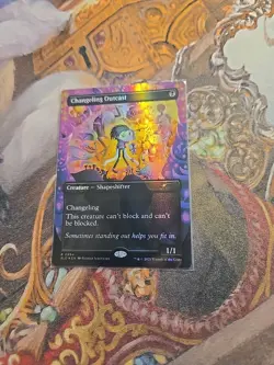 Changeling Outcast Foil MTG Secret Lair - NM - - Image 1