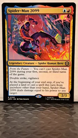 MTG Spider-Man - Spider-Man 2099 #150 (Rare Legendary Creature) - Image 3