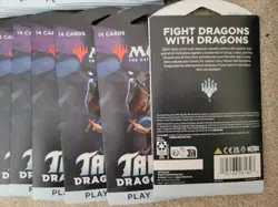 46x Magic The Gathering - Tarkir Dragonstorm - Sleeved Play Booster Packs - MTG - Image 2