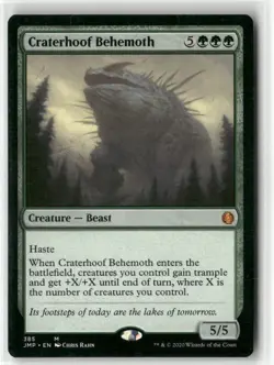 Magic the Gathering Craterhoof Behemoth Jumpstart #385 - Image 1