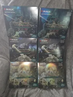 Magic the Gathering: Lord of the Rings Tales of Middle-earth Scene Boxes 6 Total - Image 1