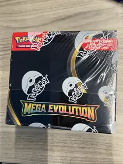 Sealed Pokemon TCG Mega Evolution ENHANCED Booster Box With Promo - Image 1