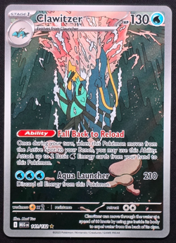 Clawitzer 141/132 Pokemon Mega Evolution Illustration Rare Near Mint NM 141/132 - Image 1