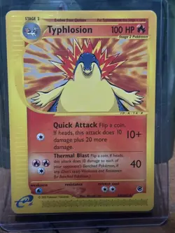 Typhlosion 64/165 - LP - Non Holo Rare - Pokemon Expedition 2002 WOTC Vintage - Image 2