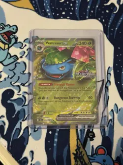 Pokemon TCG Venusaur EX Holo Double Rare Stellar Crown 001/142 NM/M Condition - Image 1
