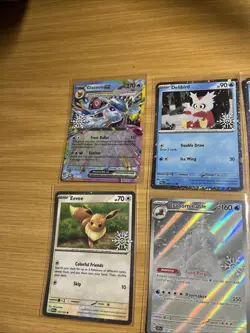 Pokemon 2025 Holiday Calendar Promo Lot Of 8: Eevee, Pikachu, Glaceon, & More - Image 2
