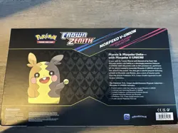 1x Pokemon Crown Zenith Morpeko V-UNION Premium Collection Box NEW SEALED - Image 2