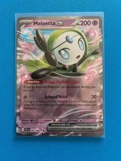 Meloetta EX 044/086 Black Bolt Double Rare - English - Pokemon TCG - Image 1