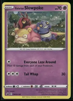 Galarian Slowpoke SWSH126 - Pokemon TCG Black Star Promo 2021 LP - Image 1
