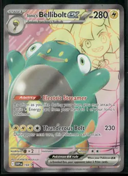 Iono's Bellibolt EX SVP 194 - Pokemon TCG Black Star Promo 2025 - Image 1