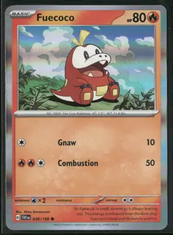 Fuecoco 036/198 Mirage Holo - Pokemon TCG Scarlet & Violet Promo - Image 1