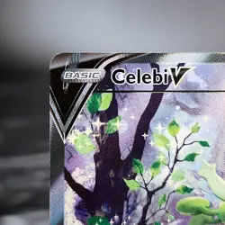 Celebi V Alt Art 245/264 Fusion Strike Sword & Shield Secret Rare Pokemon NM - Image 3