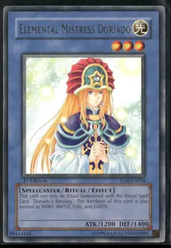 Yu-Gi-Oh! TCG Elemental Mistress Doriado TLM-EN034 1st Edition Rare - Image 1