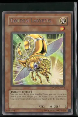 Yu-Gi-Oh! TCG Golden Ladybug LODT-EN036 Unlimited Rare - Image 1
