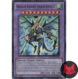 Yugioh Dragon Knight Draco-Equiste DREV-EN038 Ultra Rare NM - Image 1