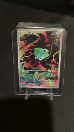 Pokemon TCG Mega Evolutions Stamped Promo Card - Bulbasaur 133/132 - NM - SEALED - Image 1