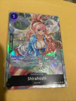 Shirahoshi Alt Art PRB01 One Piece Trading Card Game OP05-082 RARE IMU OPTCG NM - Image 1