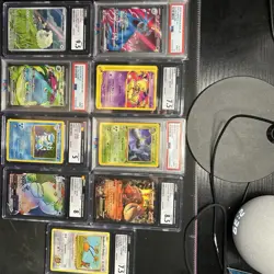 Lot of 10 Graded Pokemon Card Slabs - GRADE MIX LOT - Wholesale Bulk Collection - Image 1