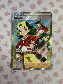 Copycat 200/203 Evolving Skies Full Art Ultra Rare OFFCENTER Pokemon Card NM - Image 1