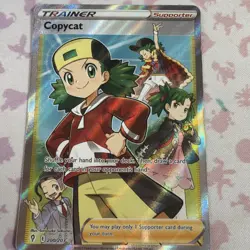 Copycat 200/203 Evolving Skies Full Art Ultra Rare OFFCENTER Pokemon Card NM - Image 2