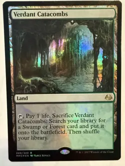 MTG: Verdant Catacombs FOIL Card Modern Masters 2017 249 -NM - Image 1