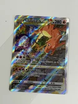 Charizard VSTAR SWSH262 Sword & Shield Promo Holo Pokemon Card Creased See Pics - Image 5