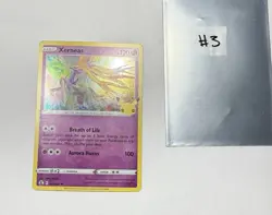 Pokemon TCG Celebrations 25th Anniversary Xerneas Holo Rare Card 12/25 NM - M - Image 5