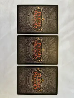 Flesh And Blood TCG Card Lot #001 3x Full Art Promos, 2 Marvels, a Legendary - Image 2