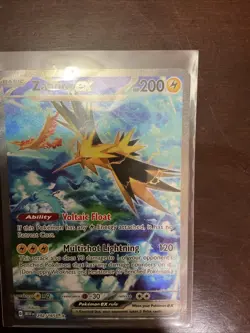 Pokemon TCG Zapdos EX Scarlet & Violet 151 Card Sir NM/M Condition - Image 1