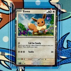 Eevee SVP 043 Black Star Promo Cosmo Holo | Pokemon TCG NM English Card - Image 1