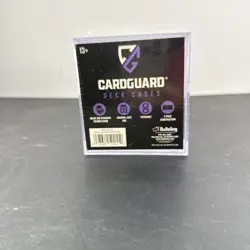CARDGUARD CLEAR DECK CASE Card Storage Box Standard Size Holds 200 Standard Card - Image 1