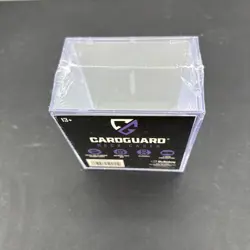 CARDGUARD CLEAR DECK CASE Card Storage Box Standard Size Holds 200 Standard Card - Image 2