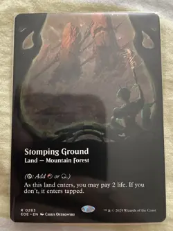 MTG Stomping Ground (Borderless) Edge of Eternities Regular - Image 1