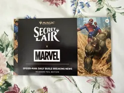 MTG Secret Lair x Marvel's Spider-Man: Daily Bugle Breaking News Rainbow Foil - Image 1