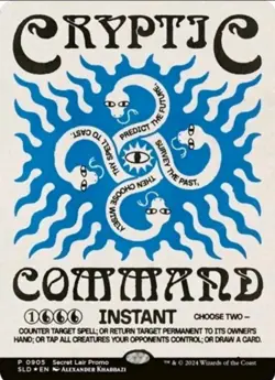 FOIL CRYPTIC COMMAND Secret Lair Drop SLD Promo #0905 Magic MTG PREORDER PRESALE - Image 1