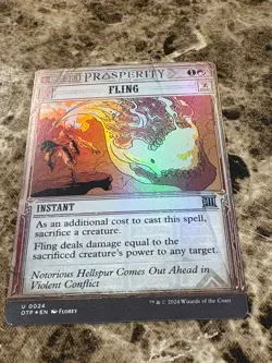 FLING Magic MTG Outlaws of Thunder Junction Showcase Foil - Image 1