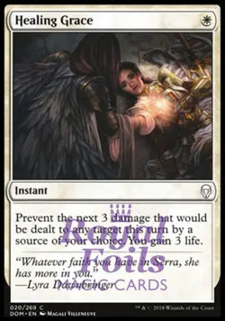 Healing Grace 4x FOIL DOM MTG Dominaria Common MINT white - Image 1