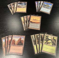 MTG Tempest Basic Land set, 20 cards - all art included! - Image 1
