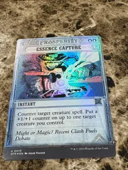 ESSENCE CAPTURE Magic MTG Outlaws of Thunder Junction Showcase Foil - Image 1