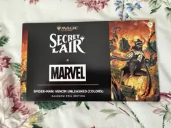 MTG Secret Lair X Marvel’s Spider-Man: Venom Unleashed (Colors) - Rainbow Foil - Image 1