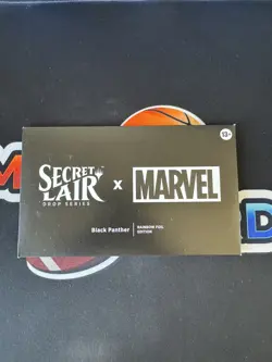 MTG Secret Lair x Marvel's Black Panther Foil Edition - SEALED IN HAND! - Image 1