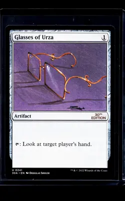 2022 MTG Magic The Gathering 30A 30th Anniversary #241 Glasses of Urza LP - Image 1