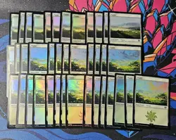43x Plains x43 NM Foil 0262 0263 MTG Lord Of The Rings Unplayed Magic Gathering - Image 1
