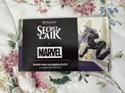 MTG Secret Lair x Marvel's Spider-Man: Villainous Plots Foil Edition In Hand - Image 1