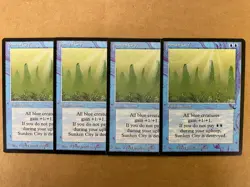 MTG 4x Sunken City The Dark OLD SCHOOL Pauper Magic the Gathering x4 NM - Image 1