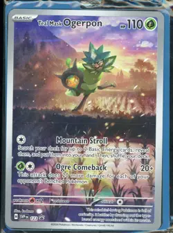 POKEMON TCG TEAL MASK OGERPON 123 PROMO TWILIGHT MASQUARADE SEALED - Image 1
