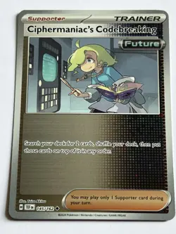Ciphermaniacs Codebreaking 145 Pokemon Temporal Forces 2024 Near MT Reverse Holo - Image 4
