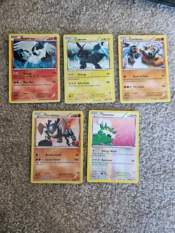 Pokemon Black And White Legendary Holo Assorted Cards - Image 1