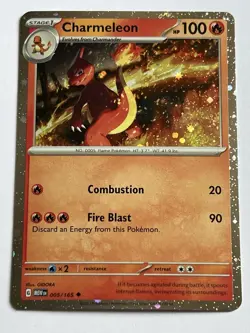 Charmeleon 5 / 165 Pokemon S&V Charizard Promo Box Near Mint Cosmos Holo - Image 4