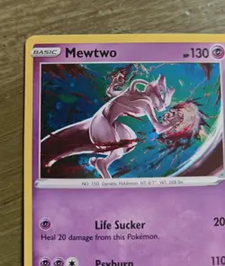 Pokemon TCG 056/172 Mewtwo Cosmos Holo Rare Promo SWSH Brilliant Stars RARE - Image 3